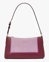 Kate Spade Lena Schultertasche aus Wildleder, klein Blackberry