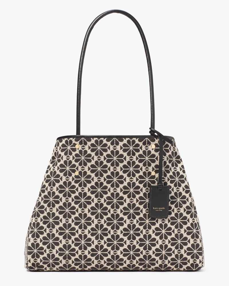 Kate Spade Spade Flower Everything Tote Bag Aus Jacquard, Groß Sand