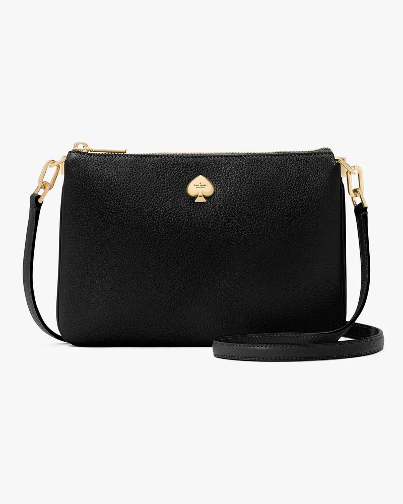Kate Spade Kayla Kleine Umhängetasche Mit Dreiteiligem Fach Black