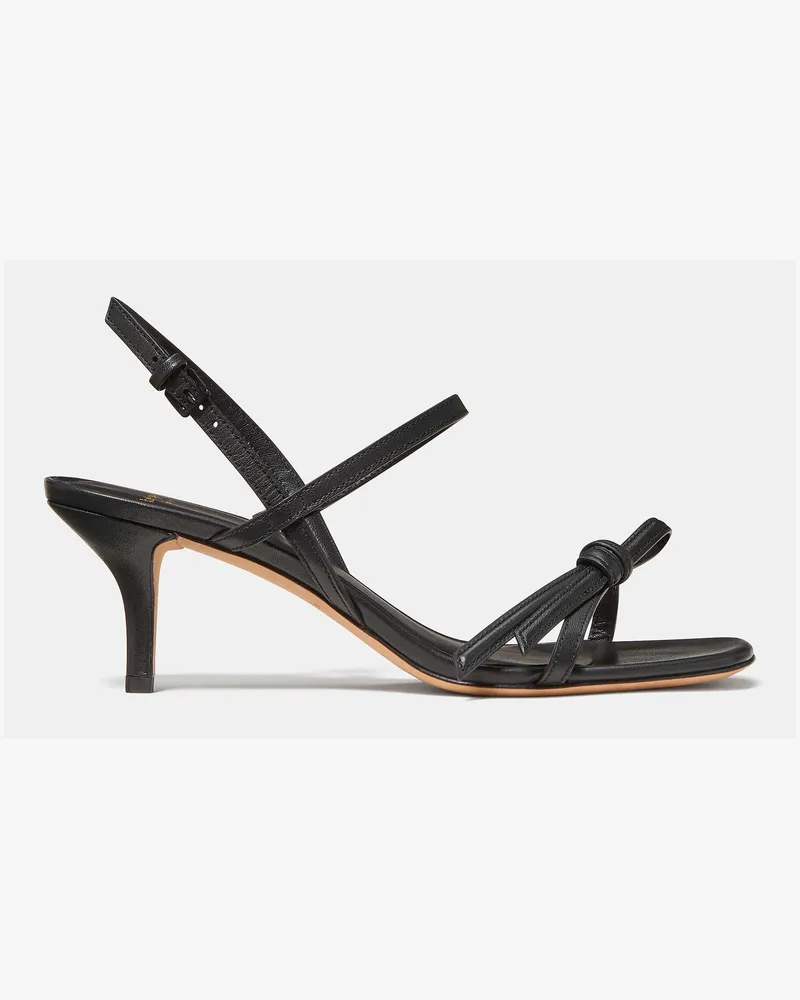 Kate Spade Loop Kitten-Heel-Sandalen Black
