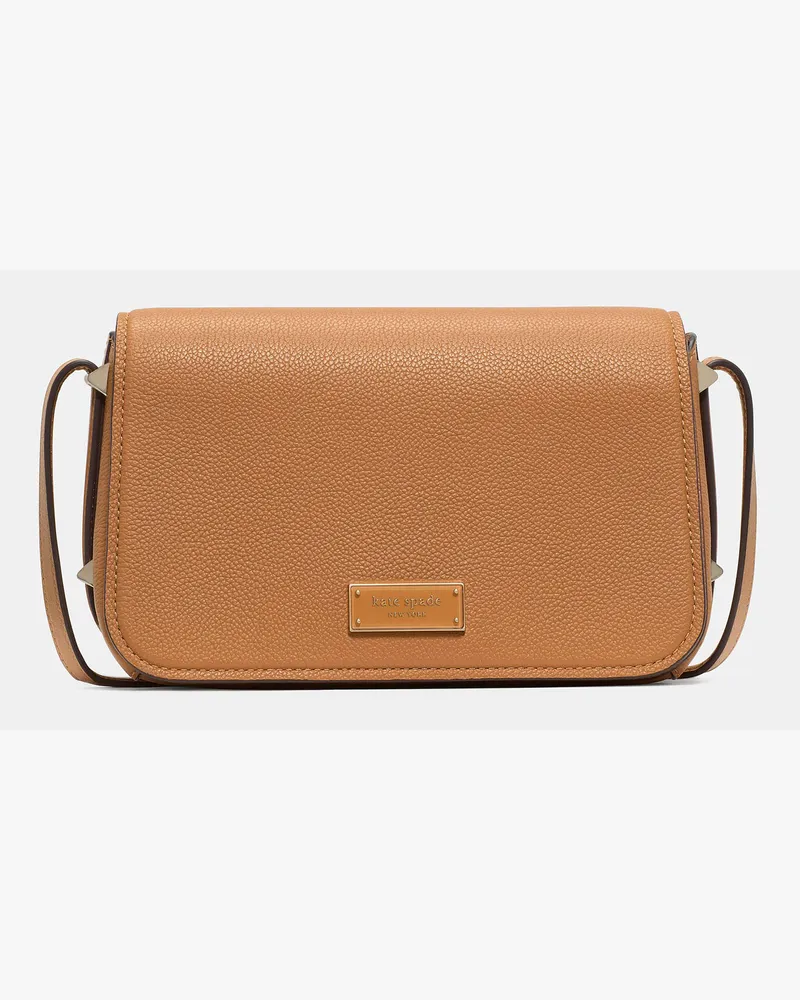 Kate Spade Kate Spade Kleine Liv-Umhängetasche Mit Umschlag für Frauen in Biscotti | Leder Biscotti