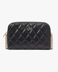 Kate Spade Carey Kameratasche mit Steppmuster, extraklein Black