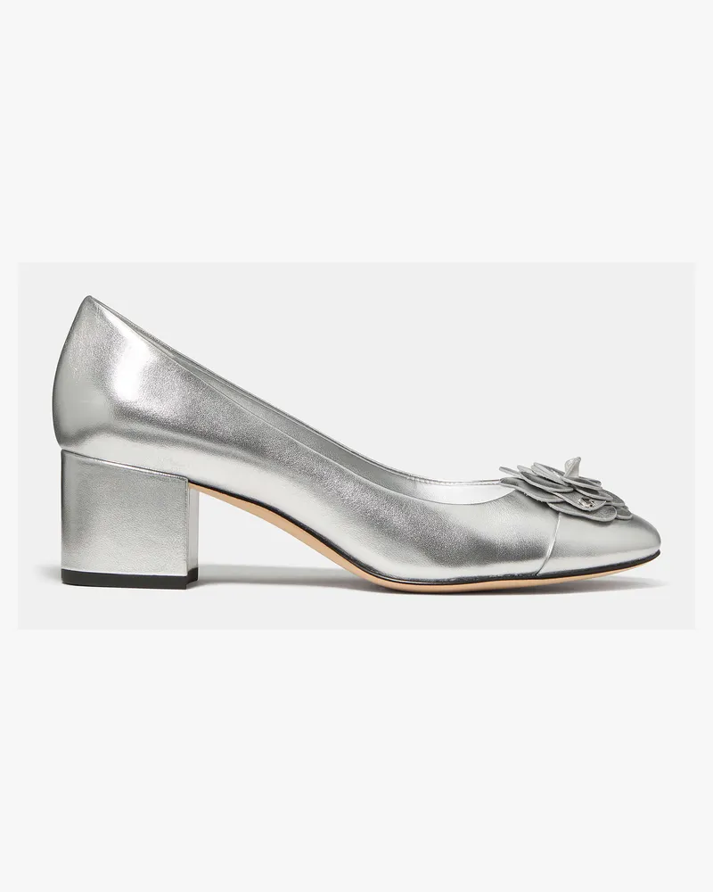 Kate Spade Flora Ballet Pumps Silver
