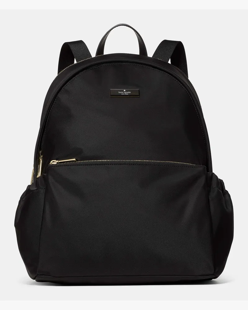 Kate Spade Carter Rucksack Aus Nylon, Groß, Gewölbt Black