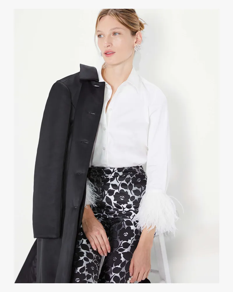 Kate Spade Hemd Aus Popeline Mit Besatz Aus Federn Fresh