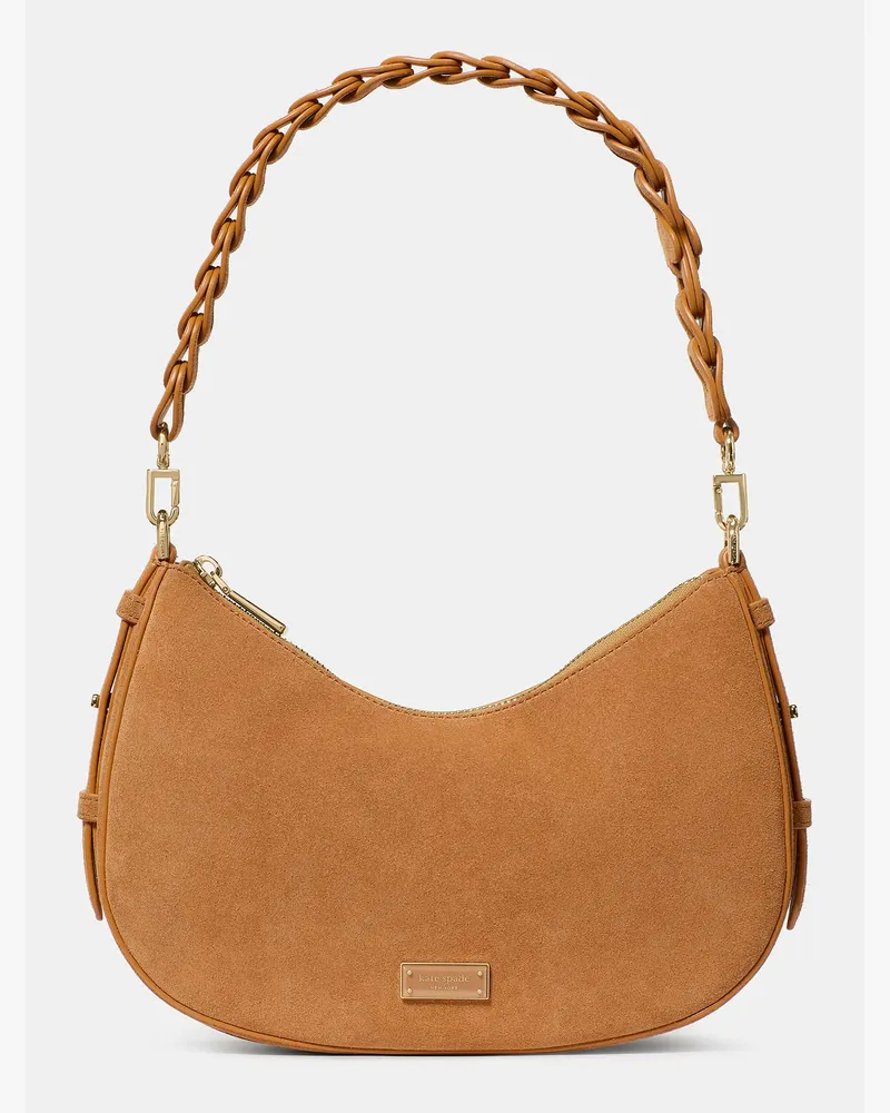 Kate Spade Liv Convertible Schultertasche Aus Wildleder Garden