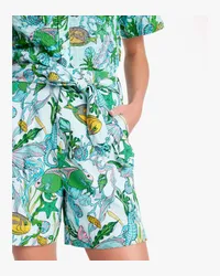 Kate Spade Under The Sea Shorts mit Taillengürtel Zum Binden Low