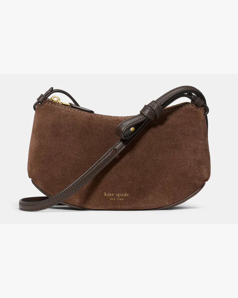 Kate Spade Kate Spade Loop Crossbody Aus Veloursleder für Frauen in Hot Fudge Mehrfarbig | Wildleder Hot