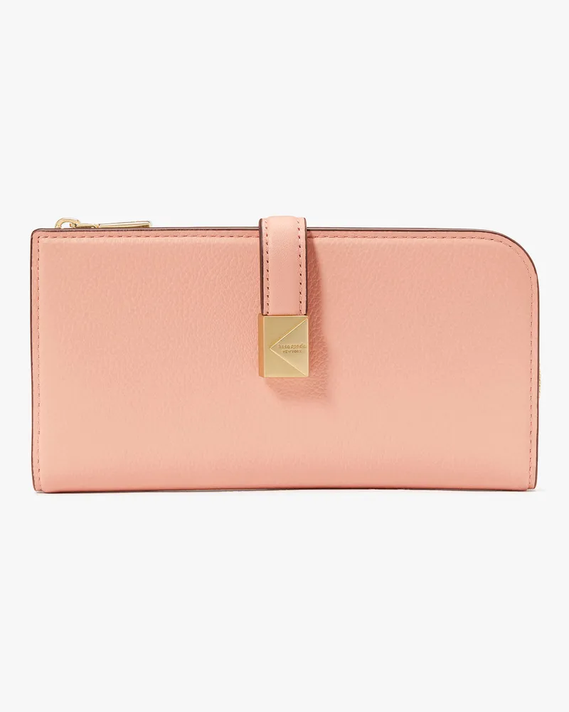Kate Spade Deco Portemonnaie Mit Reißverschluss, Schmal Apricot