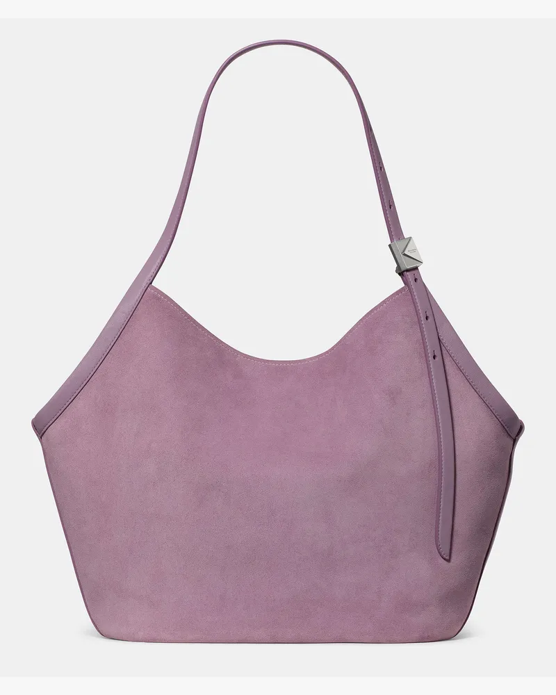 Kate Spade Kate Spade Deco Suede Tulip Tote Bag für Frauen in Marktviolett | LEDER Marktviolett