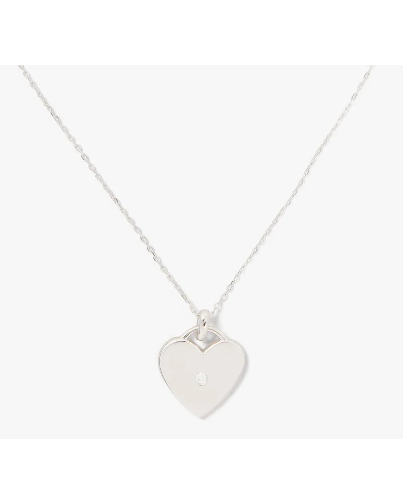 Kate Spade kate spade Fine Meant To Be Heart Anhänger Silver