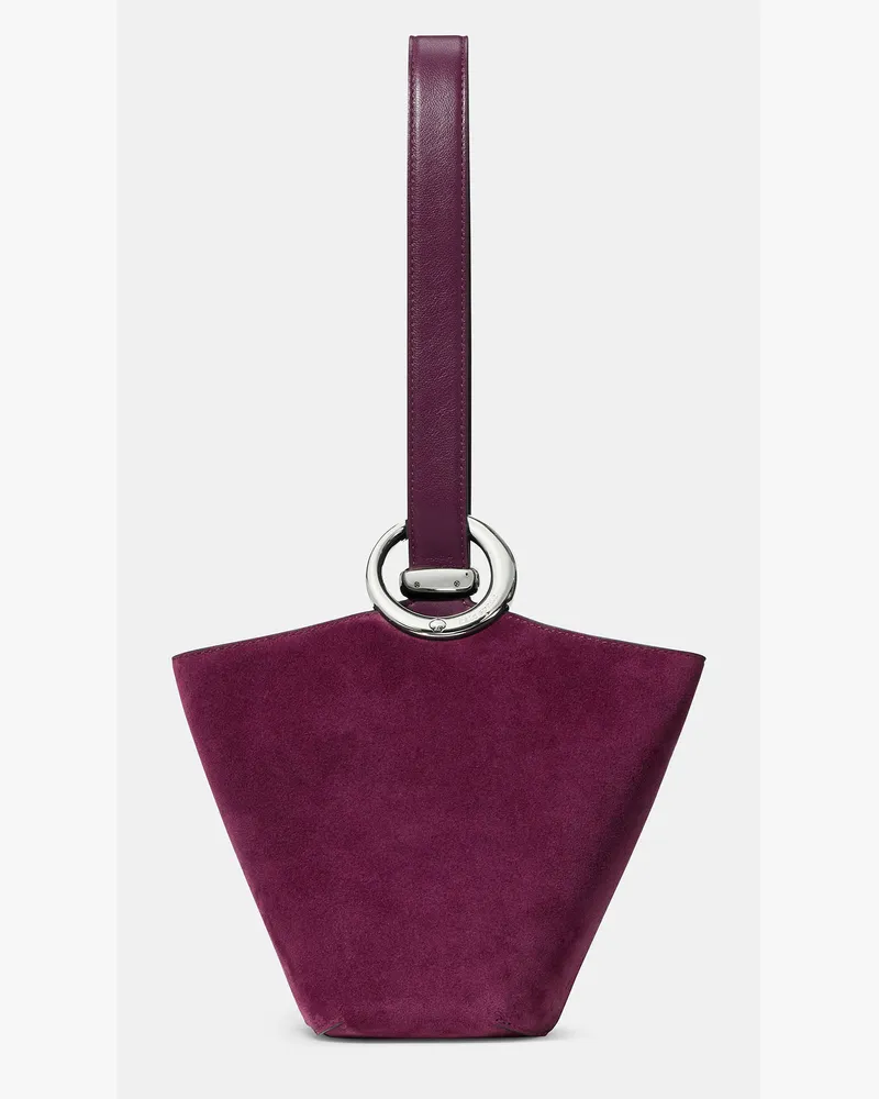 Kate Spade Kate Spade Halo Mini Bucket Bag Aus Wildleder für Frauen in Violette Achat Violette