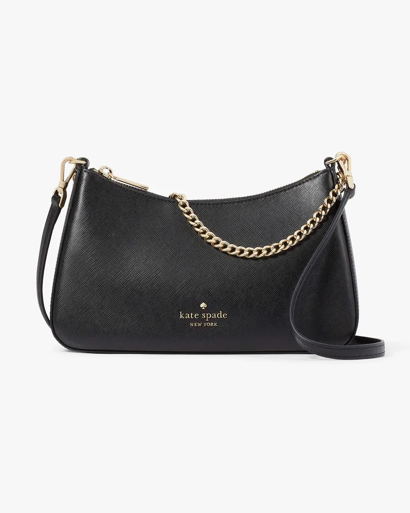 Kate Spade Madison Umhängetasche Aus Saffianleder, Wandelbar Black