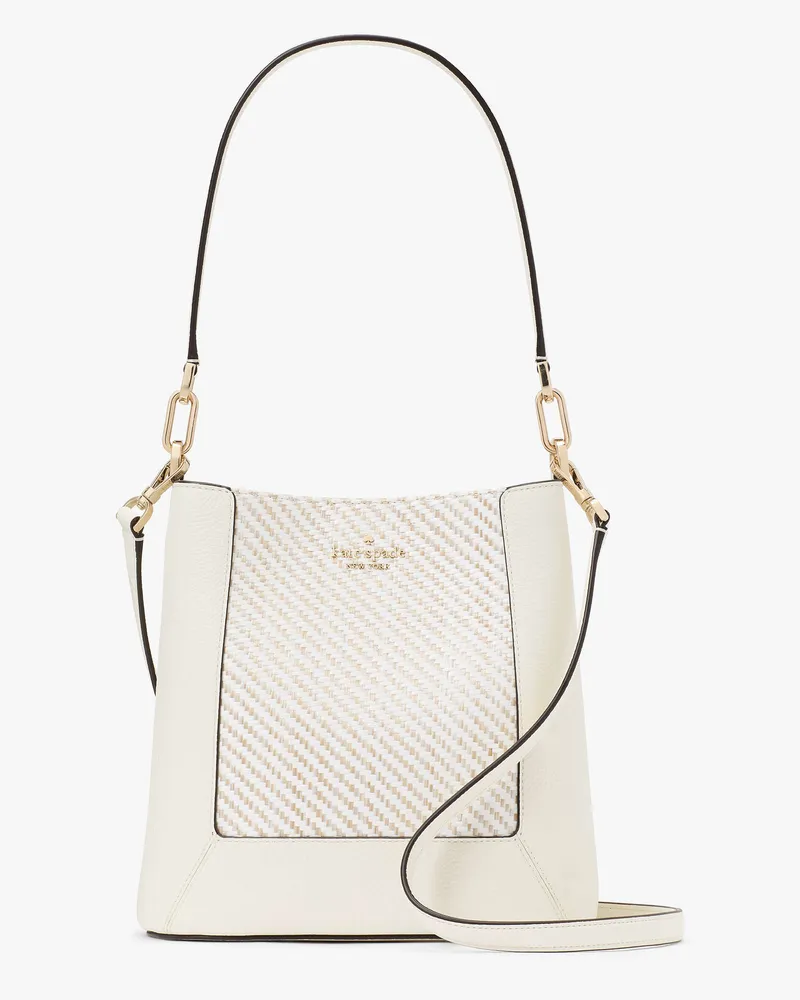 Kate Spade Lena Beuteltasche Aus Stroh Meringue