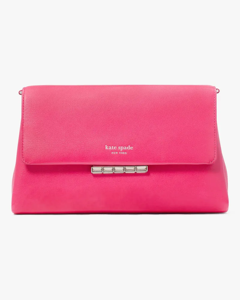 Kate Spade Kate Spade Grace Clutch Mit Verzierung Und Schloss für Frauen in Hagebutte | LEDER Hagebutte
