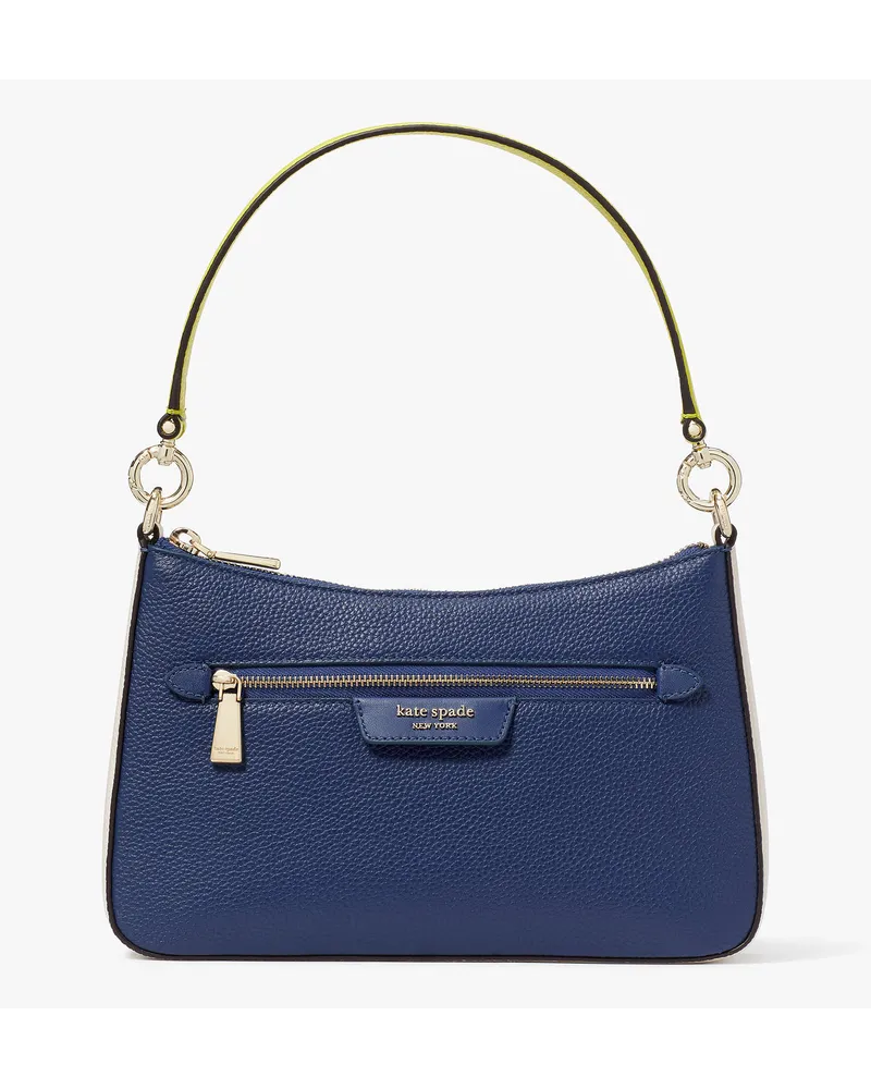 Kate Spade Hudson Colorblock Umhängetasche aus genarbtem Leder, wandelbar Multicolor