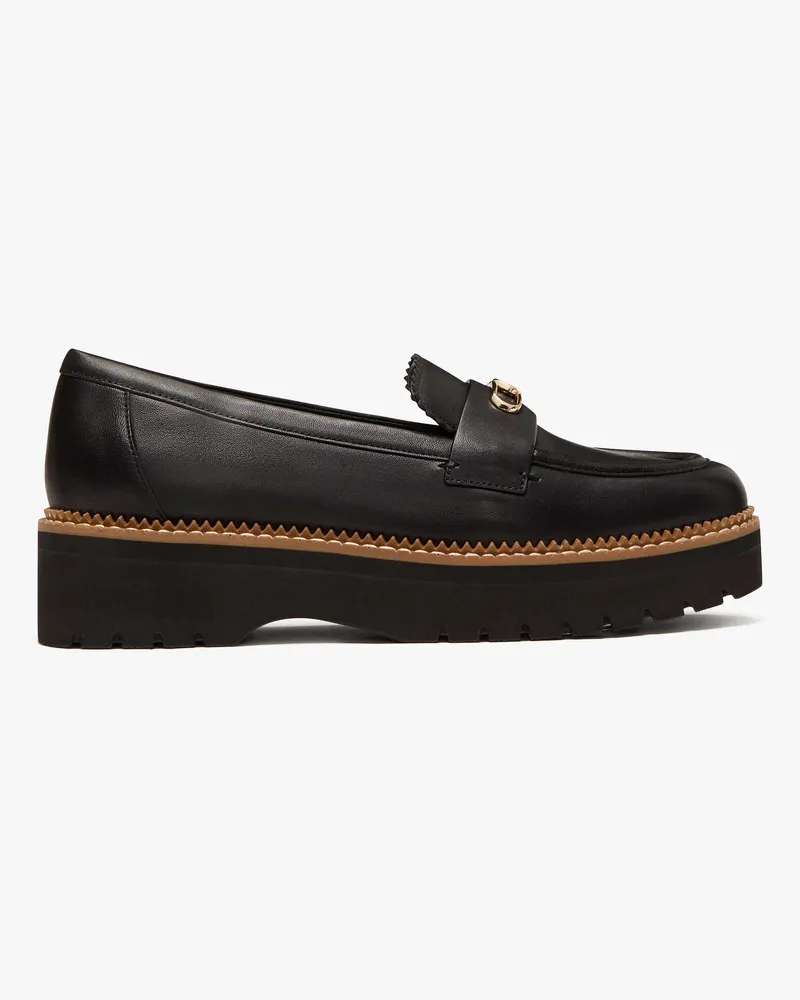 Kate Spade Hallie Loafer Mit Stollen Black