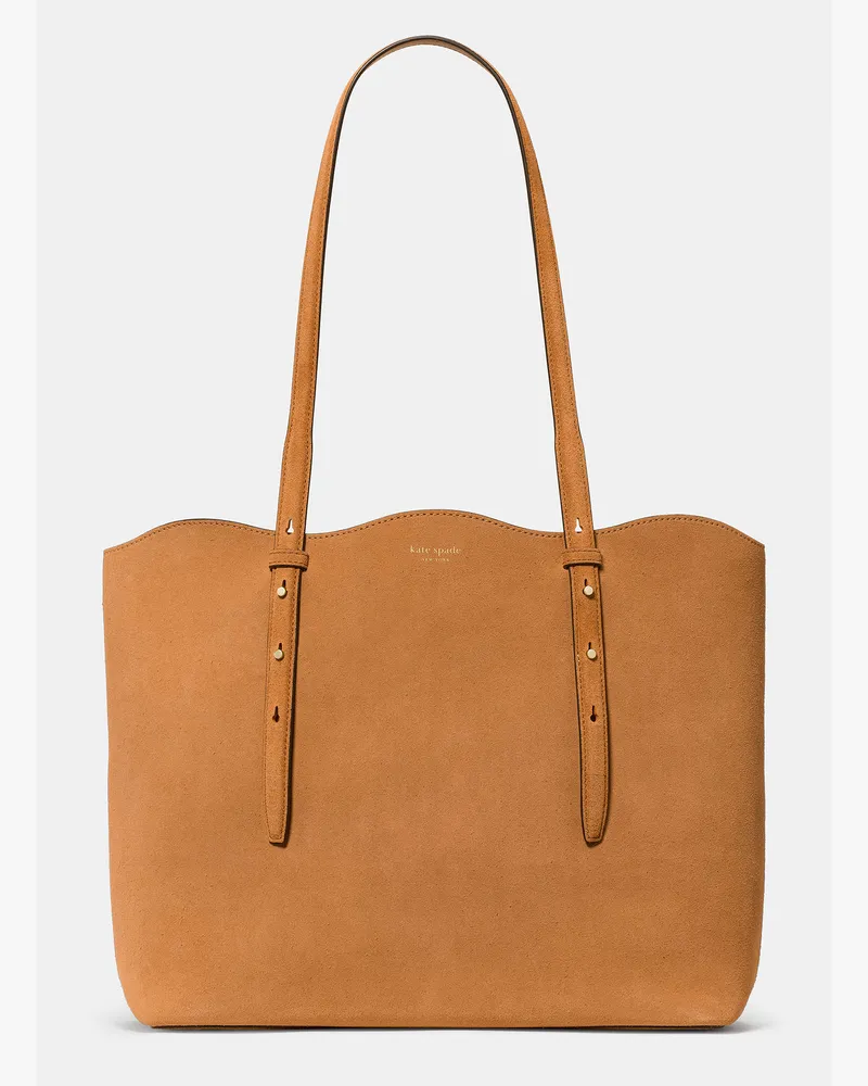 Kate Spade Do It All Wavy Suede Tote Garden