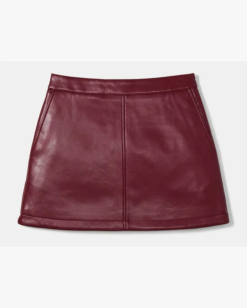 Kate Spade Minirock Aus Nappaleder-Imitat Roasted