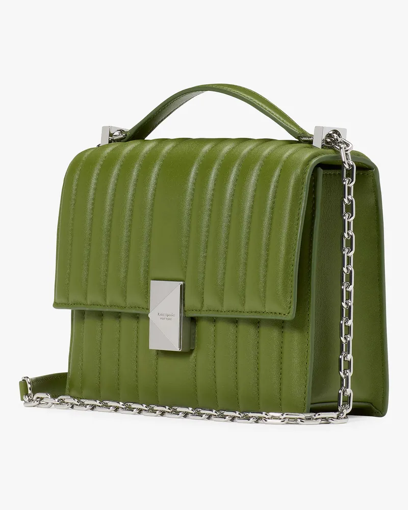 Kate Spade Kate Spade Deco Schultertasche Mit Steppmuster Und Kette für Frauen in Waldrebe | LEDER Waldrebe