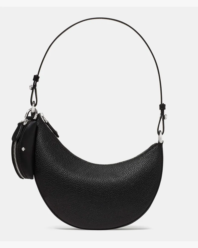 Kate Spade Kate Spade Duo Mini Schultertasche für Frauen in Schwarz/Silber | Leder Schwarz