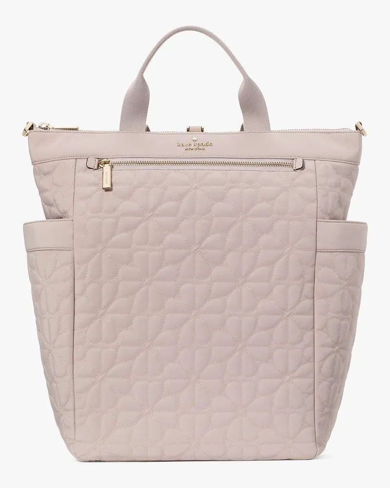 Kate Spade Spade Flower Rucksack Aus Nylon Mit Steppmuster, Wandelbar Cozy