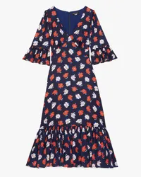 Kate Spade Dotty Floral Kleid mit Volant French