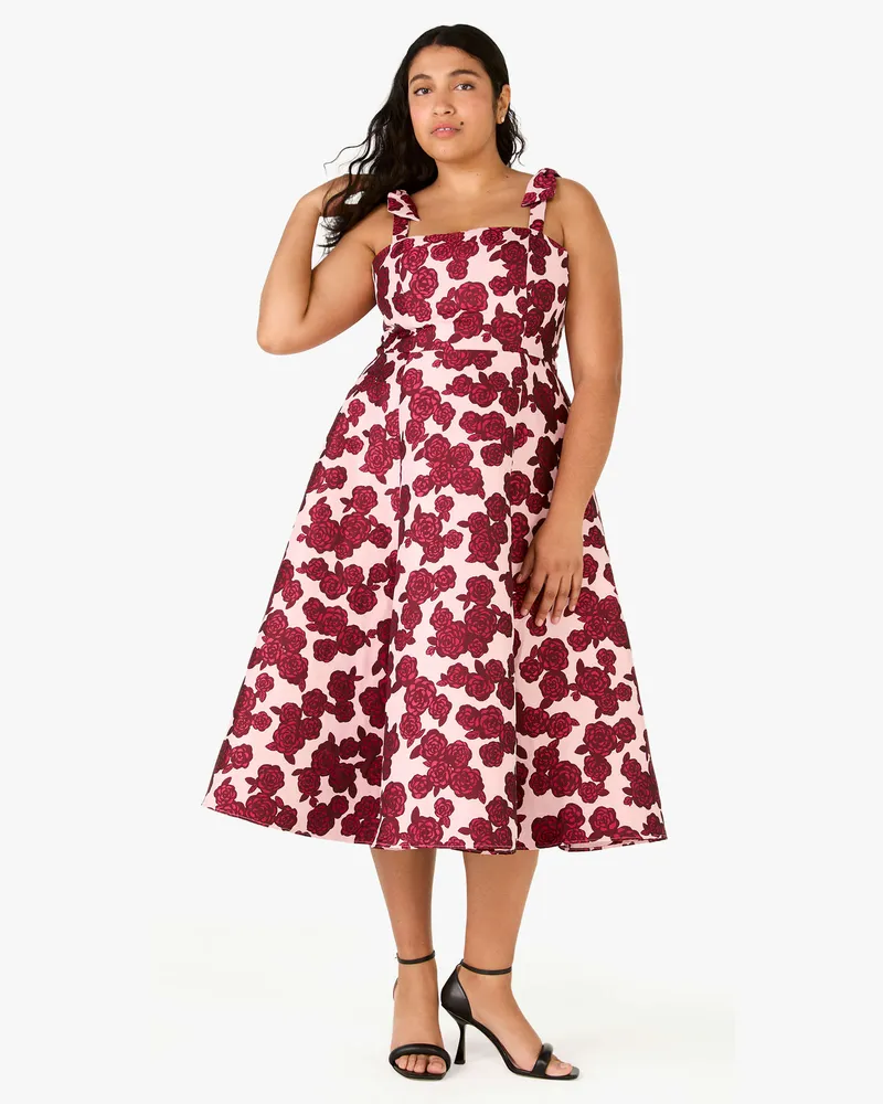 Kate Spade Rosy Florets Kleid Aus Brokat Light