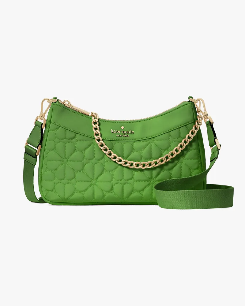 Kate Spade Spade Flower Umhängetasche Aus Nylon Mit Steppmuster, Wandelbar Ks
