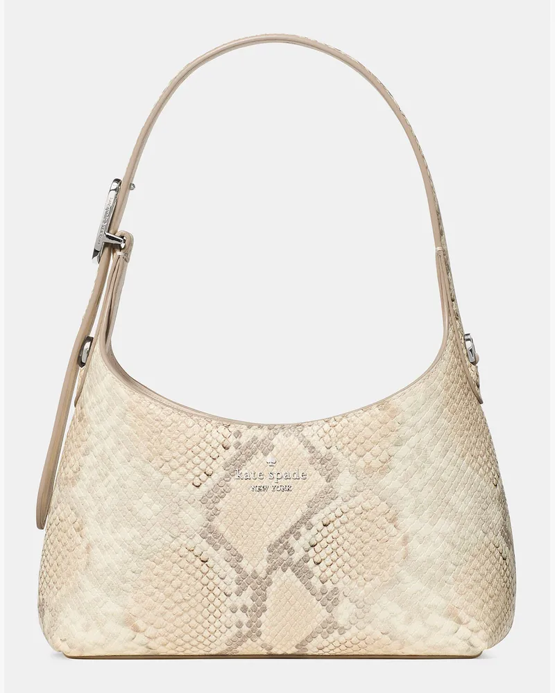 Kate Spade Kate Spade 454 Mini-Crossbody-Tasche Mit Schlangenprägung für Frauen in Naturfarben Mehrfarbig | Leder Naturfarben