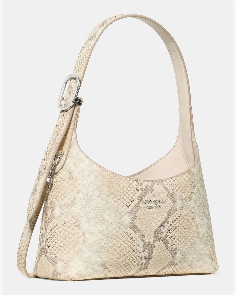 Kate Spade Kate Spade 454 Umhängetasche Mit Schlangenlederprägung, Extraklein für Frauen in Naturfarben Mehrfarbig | Leder Naturfarben