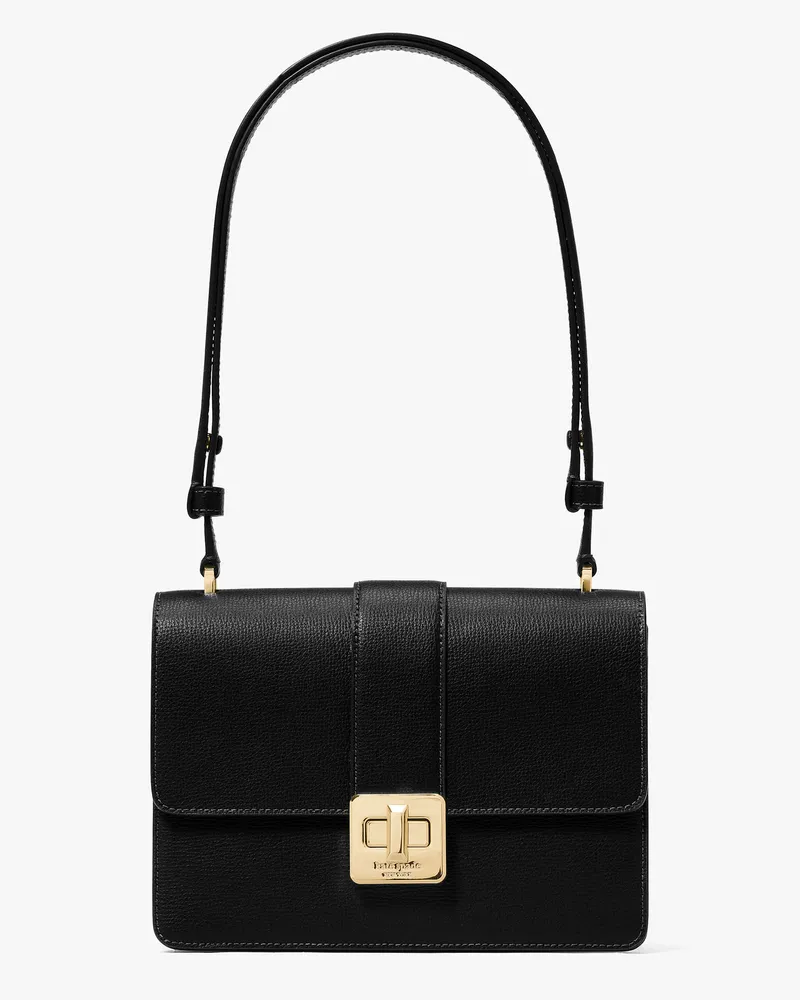 Kate Spade Phoebe Schultertasche Mit Drehverschluss Black