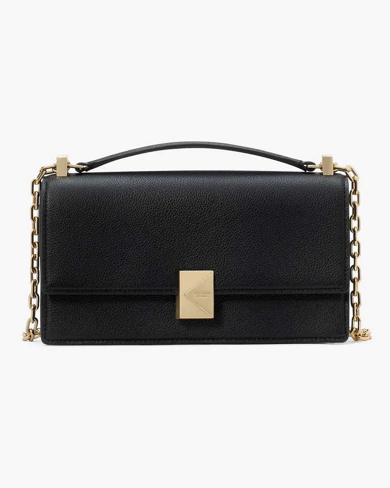 Kate Spade Deco Umhängetasche Umschlag Und Kette, Extraklein Black