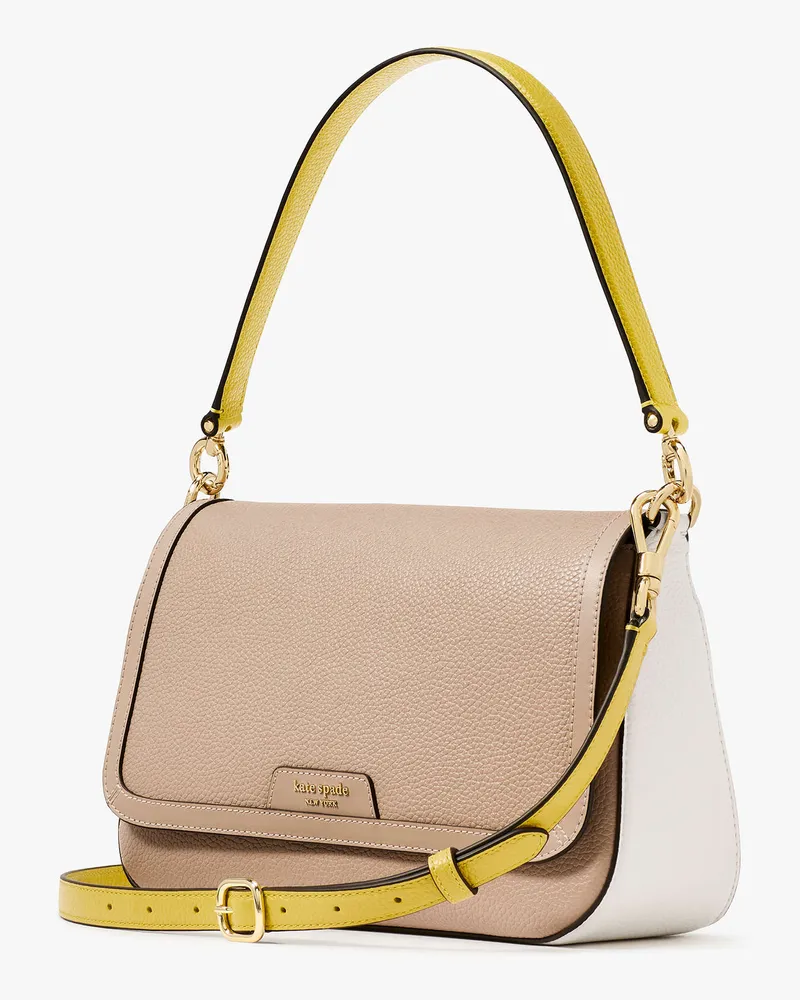 Kate Spade Hudson Schultertasche Mit Umschlag In Blockfarben, Wandelbar Multicolor