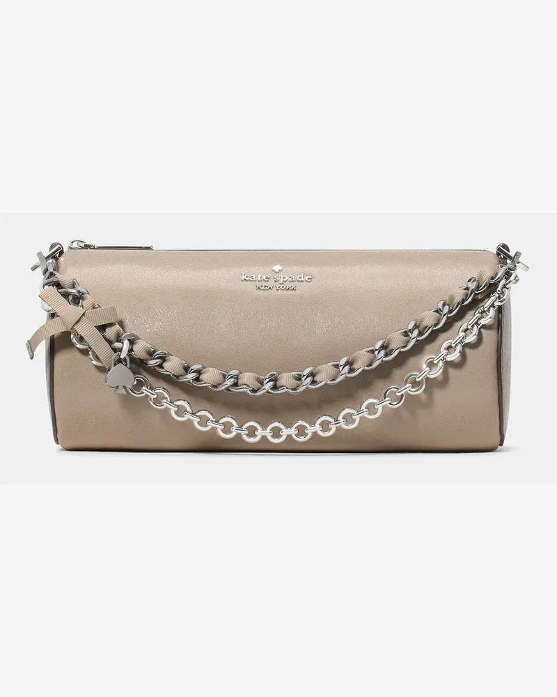 Kate Spade Roulette Wendetasche Aus Glasiertem Leder, Extraklein Quartz