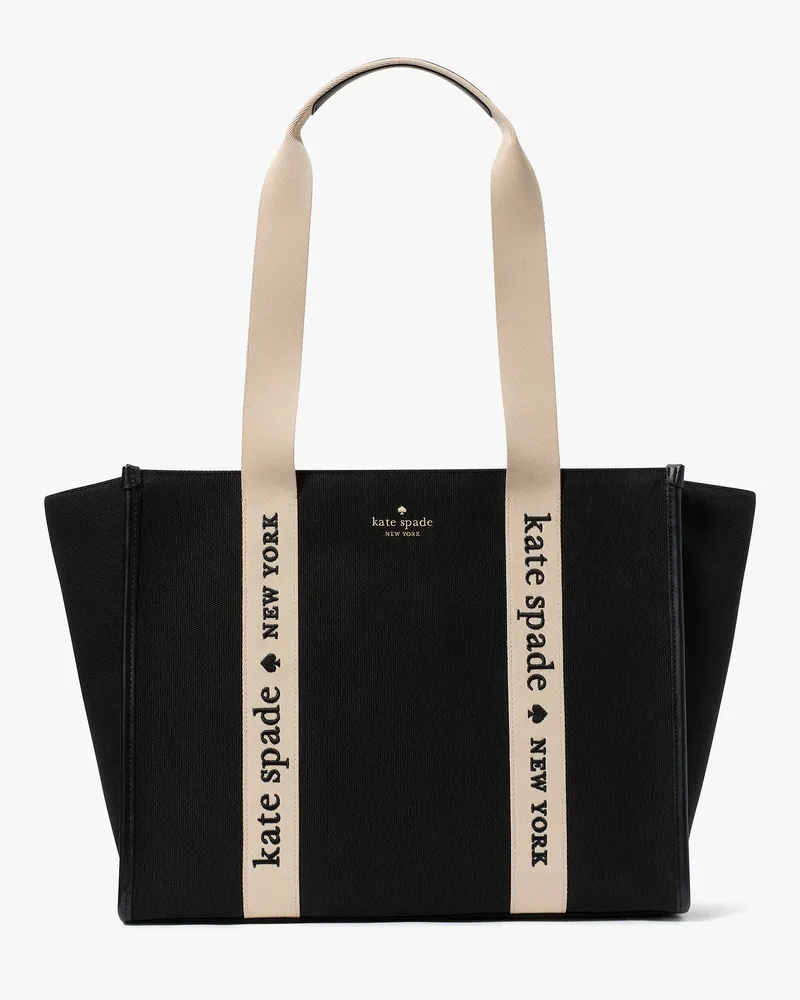 Kate Spade Kip Tote Bag Aus Canvas, Groß Black