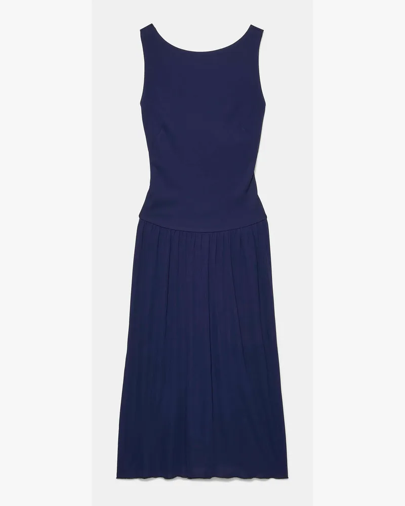 Kate Spade Kate Spade Midi-Kleid Mit Drapierung Und Kreuzträgern für Frauen in Pariser Navy, Größe Viscose Pariser