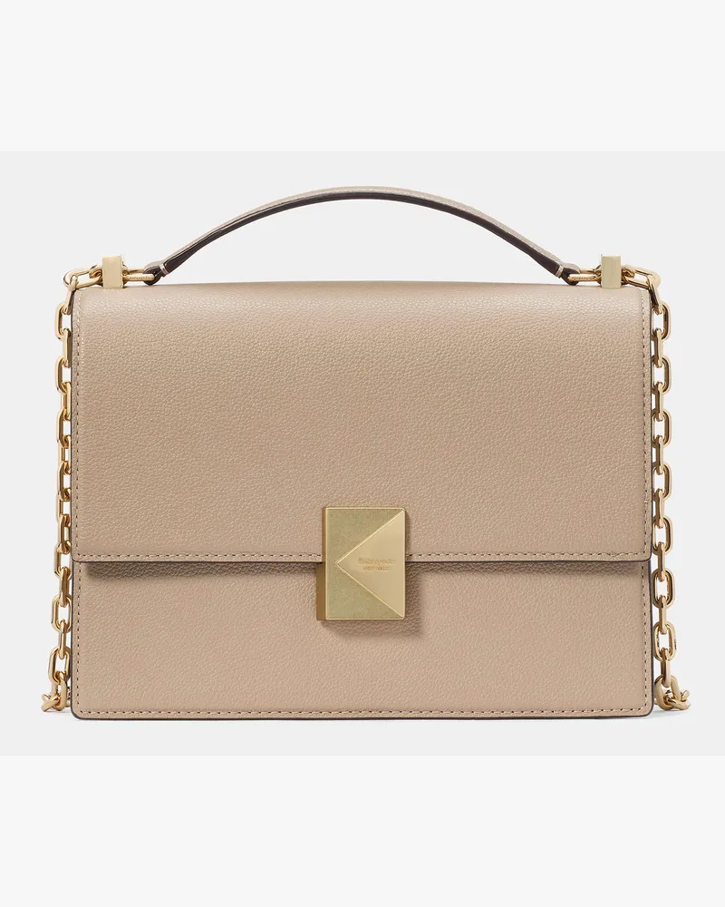 Kate Spade Kate Spade Deco Schultertasche Mit Kette für Frauen in Zeitloses Taupe | Leder Zeitloses