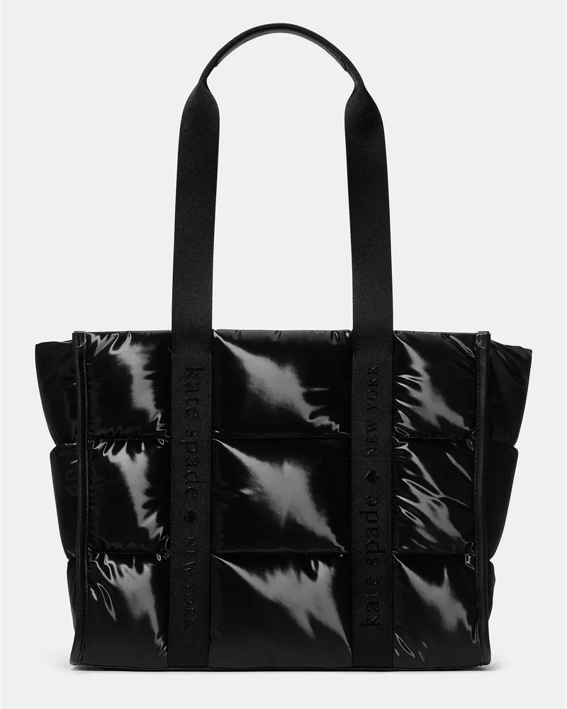 Kate Spade Kip Puffy Tote Bag, Groß Black