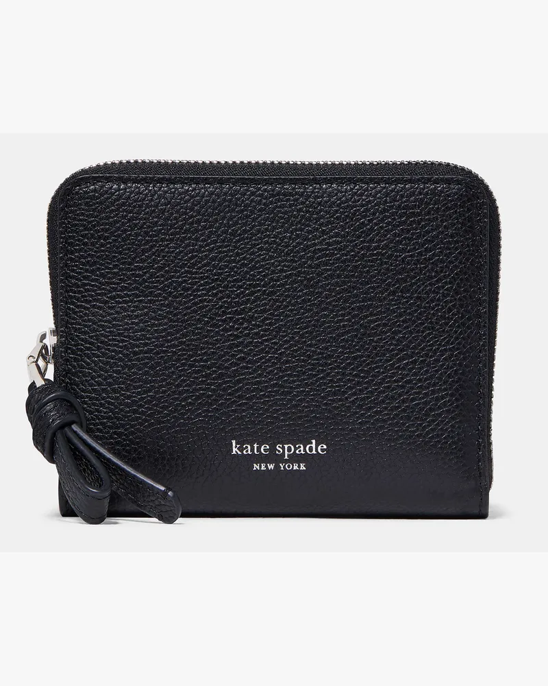 Kate Spade Kate Spade Loop Reißverschluss-Geldbörse für Frauen in Schwarz | Leder Schwarz