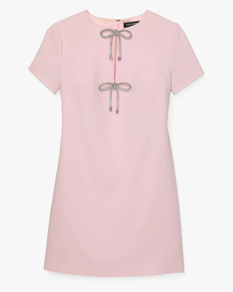 Kate Spade Rhinestone Bow Kleid Pink
