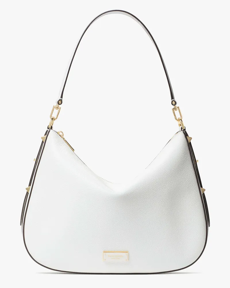 Kate Spade Kate Spade Liv Large Shoulder Bag für Frauen in Reines Weiß | Strukturiertes Leder Reines