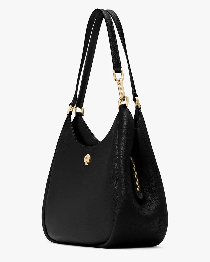 Kate Spade Kayla Große Schultertasche Mit Dreiteiligem Fach Black