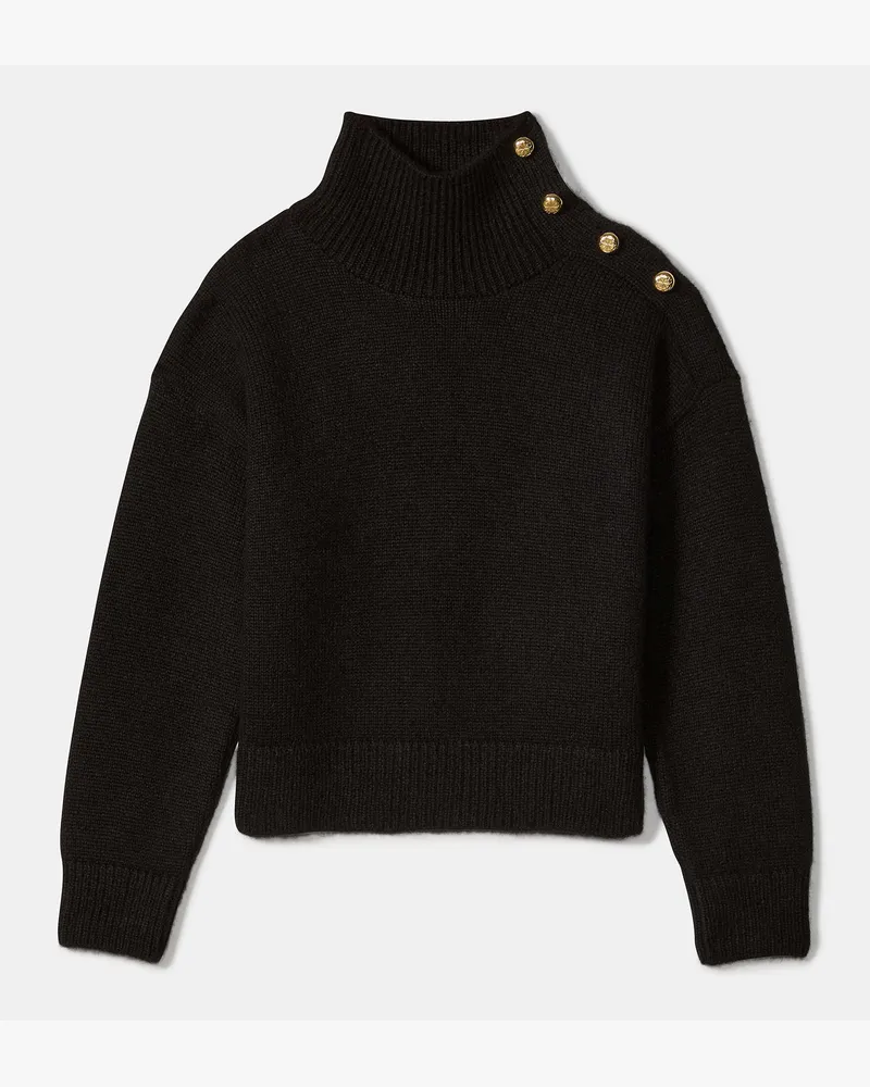 Kate Spade Rollkragen Mit Kugelknöpfen Black