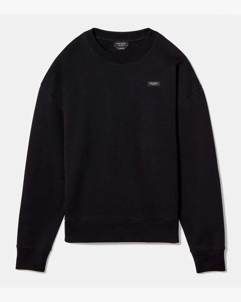 Kate Spade The Original Bag Icon Logo Sweatshirt Black