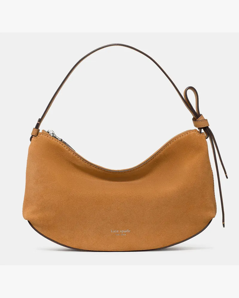 Kate Spade Kate Spade Loop Schultertasche Aus Wildleder für Frauen in Gartenerde | Wildleder Gartenerde