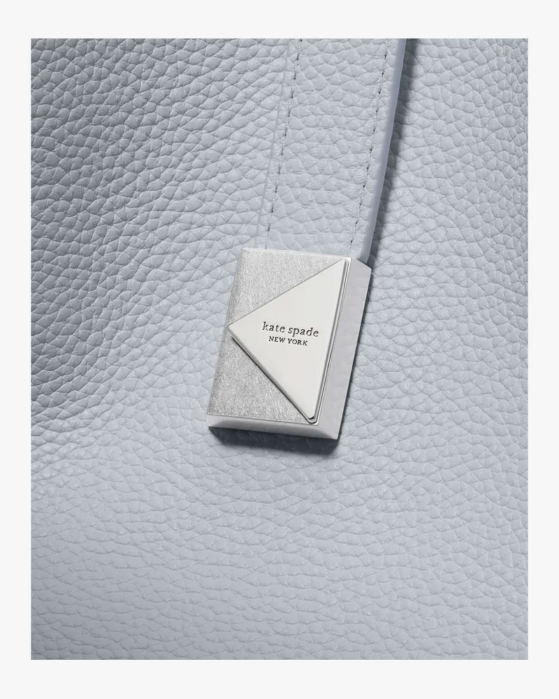 Kate Spade Kate Spade Deco Schultertasche, Groß für Frauen in Blasses Saphirblau | Leder Blasses