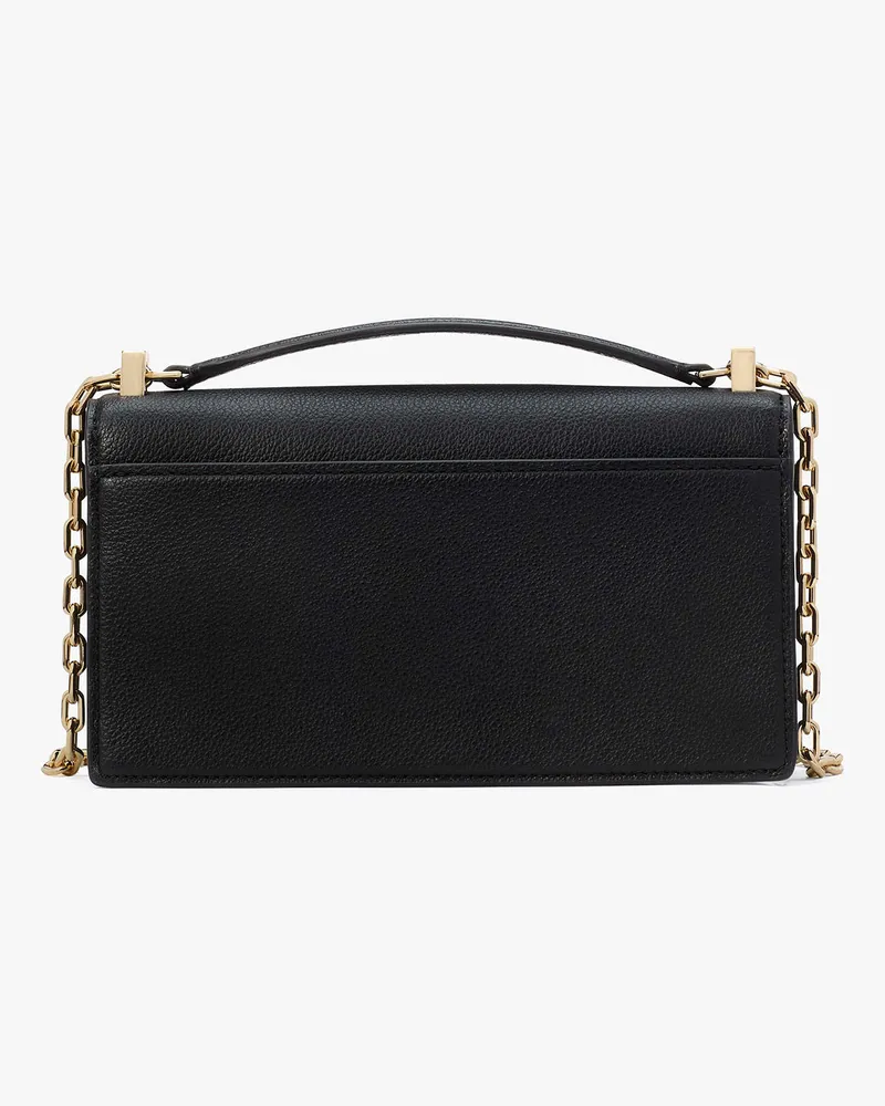 Kate Spade Kate Spade Deco Umhängetasche Umschlag Und Kette, Extraklein für Frauen in Schwarz | Leder Schwarz