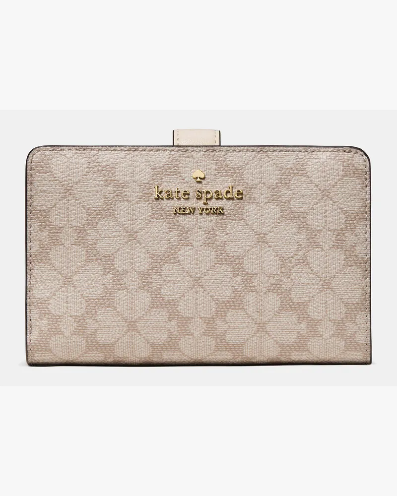 Kate Spade Spade Flower Klapp-Portemonnaie, Mittelgroß Dark