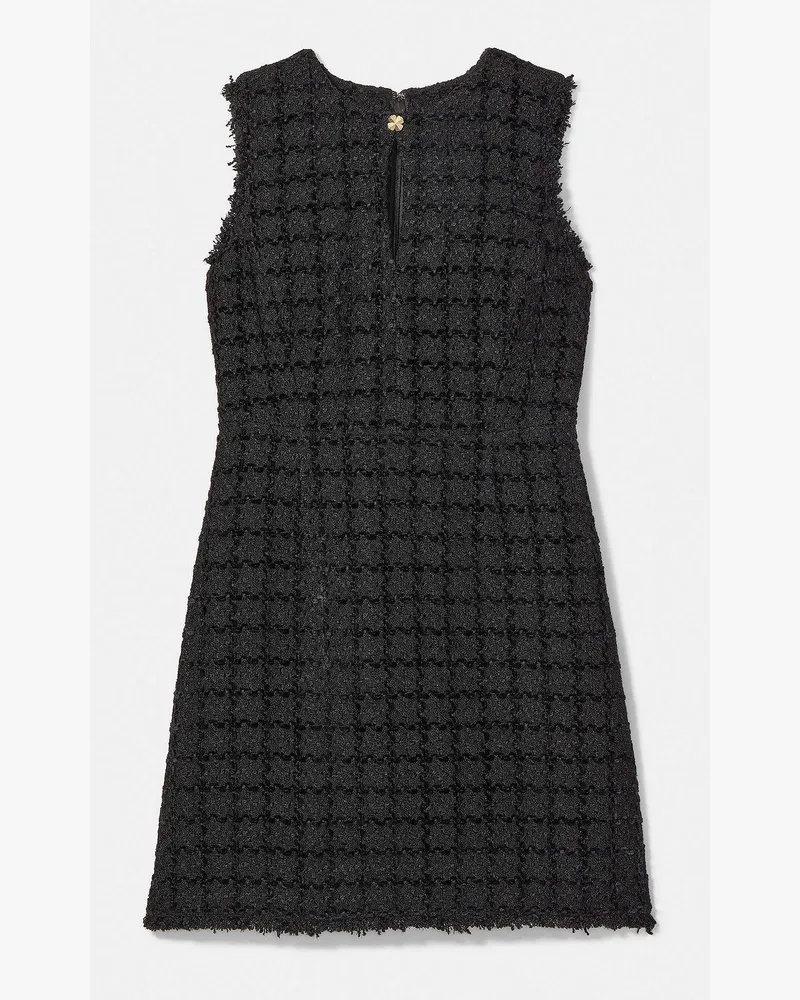 Kate Spade Kate Spade Plaza Kleid Aus Tweed, Ausgestellt für Frauen in Schwarz, Größe Tweed Schwarz
